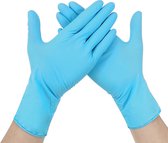 By Qubix - Latex handschoenen 100 stuks - Maat: M - Bescherm uzelf tegen bacteriën met deze latex wegwerp handschoenen