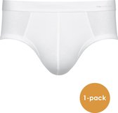 Mey Casual Cotton classic briefs (1-pack) - heren maxi-slip met zachte tailleband - wit - Maat: L