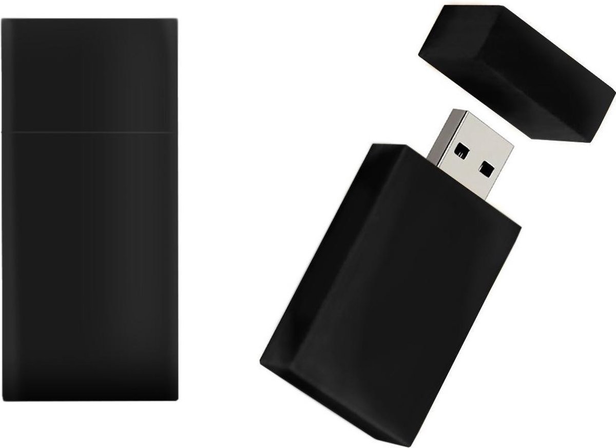 Zwart hout usb stick 64GB – sterkte cadeau, uitvaart, begrafenis,