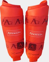 Scheenbeschermers voor karate Arawaza | WKF | rood - Product Kleur: Rood / Product Maat: L