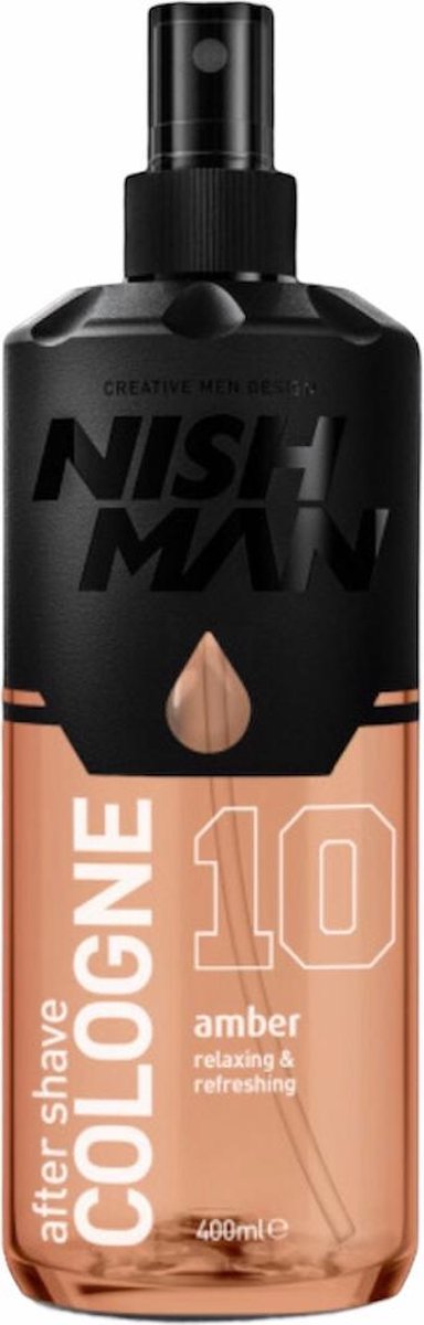 Nish man aftershave cologne Amber 400ml