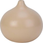 Goccia Cream Vaasje - Vaas - ø14xh13,5cm - Rond - Bol