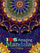 105 Amazing Mandalas Adult Coloring Book