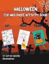 halloween cut and paste activity book