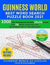 Guinness World Best Word Search Puzzle Book 2021 #7 Maxi Format Medium Level