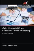 Ciclo di contabilità per l'attività di Service Rendering