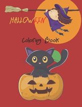 Halloween Coloring Book: Cute Spooky Scary Things Coloring Pages for Children, Ages 2-4, 4-8, With
