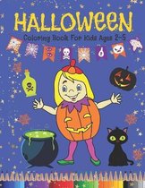 Halloween Coloring Book For Kids Ages 2-5