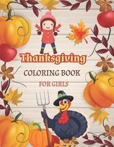 Thanksgiving Coloring Book for Girls