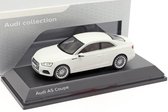 Audi A5 Coupé (Wit) (10 cm) 1/43 Audi Collection Dealer model Spark - Modelauto - Schaalmodel - Model auto - Miniatuurauto - Miniatuur autos