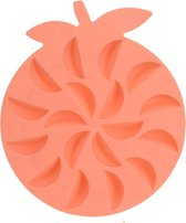 IJsblokjesmaker fruitvorm siliconen - ijsblokjesvorm voor 18 ijsblokjes - sinaasappel vorm - sinasappel