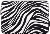 Laptophoes 14 Inch - Geschikt voor MacBook Pro 15 inch 2016-2019 - Laptop Sleeve - Case - Zebra