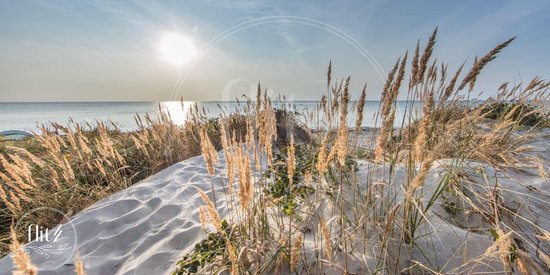 Production néerlandaise complète! │ Peinture de diamants │ Plage, mer et dunes │ Taille 120 x 60 cm │ Paquet de Peinture de diamants Mature │ Flitzz complète │ Carré │ Complet │ Peinture de diamants Flitzz