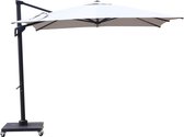 Parasol INOWA Comfort - Zweefparasol - Aluminium - 3 m - Lichtgrijs