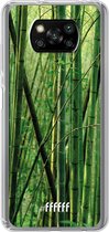 6F hoesje - geschikt voor Xiaomi Poco X3 Pro -  Transparant TPU Case - Bamboo #ffffff