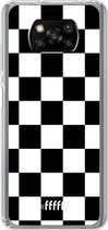 6F hoesje - geschikt voor Xiaomi Poco X3 Pro -  Transparant TPU Case - Checkered Chique #ffffff
