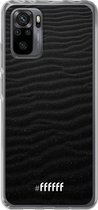 6F hoesje - geschikt voor Xiaomi Redmi Note 10 Pro -  Transparant TPU Case - Black Beach #ffffff