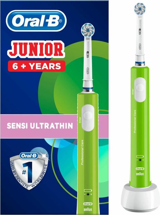 Oral-B Junior - Elektrische Tandenborstel - Groen - Oral B