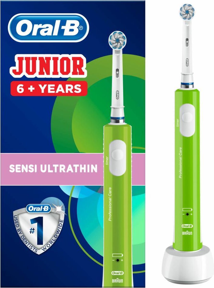 Oral-B Junior - Elektrische Tandenborstel - Groen | bol.com