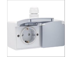 Niko New Hydro Wandcontactdoos (WCD-schakelmateriaal) - 700-37848 - E2PP6