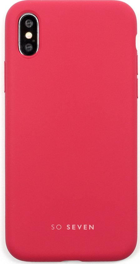 So Seven Smoothie Case - Camelia Rood - voor Apple iPhone X
