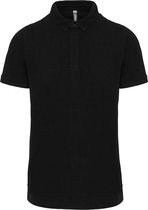 Kariban Volwassenen Unisex Stud Piqu Polo Shirt (Zwart)