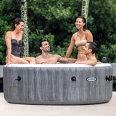 Opblaasbare Jacuzzi - Spa - Luxe - Verwarmde Hottub Met Bubble - 4 Personen - App Bediening - 196/145 x 71 Cm