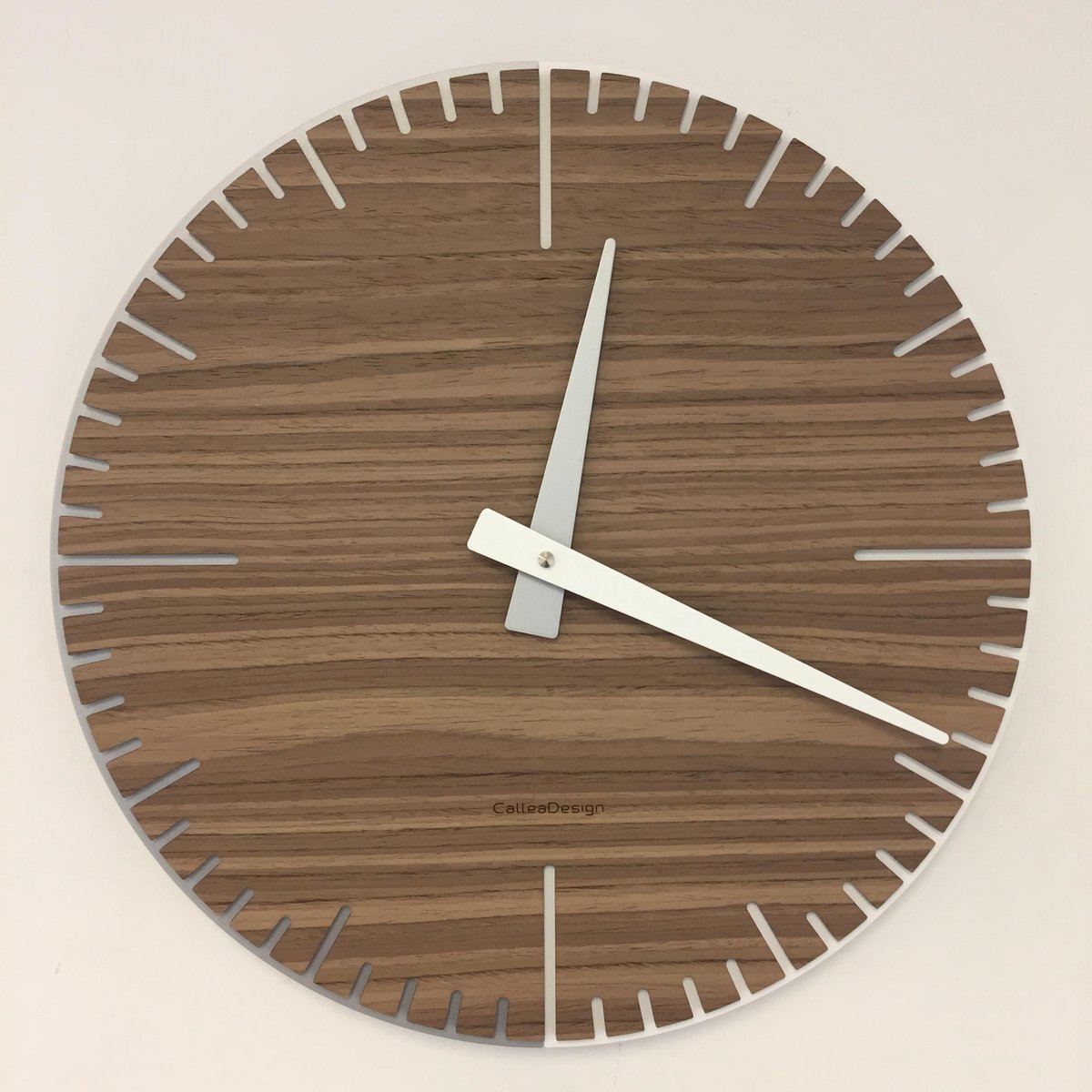 CD Italian Design Wandklok Exacte Wal Noot