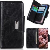 Voor Huawei Enjoy 10 Crazy Horse Texture Horizontale Flip Leren Case met Houder & 6-kaartsleuven & Portemonnee (Zwart)