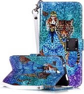 Magisch 3D Helder Gekleurd Tekening Patroon Horizontale Flip PU lederen tas met houder & kaartsleuven & portemonnee & fotolijst voor Xiaomi Redmi K20 (Beauty en Tiger)