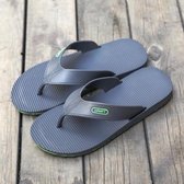 Sport Casual Zachte en comfortabele slippers Strandpantoffels voor heren (Kleur: Donkergrijs Maat: 43)