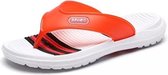 Eenvoudige casual antislip draagbare slippers voor heren (kleur: rood, maat: 45)