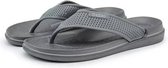 Trendy Fashion Casual Pinch Flip-Flops voor Heren (Kleur: Grijs Maat: 43)