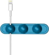 Magnetische draadopname Kabelhaspel Magnetische houder Desktopopslag (blauw)