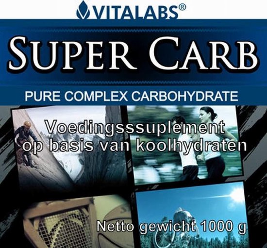 VitaTabs Super Carb - 1000 gram - Voedingssupplementen