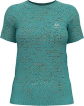 Odlo Blackcomb Ceramicool T-Shirt S/S Crew Neck Women, turquoise Maat M