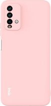 Voor Geschikt voor Xiaomi Redmi Note 9 4G IMAK UC-2-serie Schokbestendige volledige dekking Zachte TPU-hoes (roze)