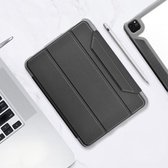 Mutural Yagao Series PC horizontale flip lederen tas met houder en pengleuf voor iPad Air (2020) 10.9 (grijs)