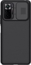Voor Geschikt voor Xiaomi Redmi Note 10 Pro / 10 Pro Max NILLKIN Black Mirror Series PC Camshield Volledige dekking Stofdicht Krasbestendig Case (Zwart)