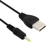 USB Male naar DC 2,5 x 0,7 mm voedingskabel, lengte: 60 cm
