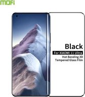 Voor Geschikt voor Xiaomi Mi 11 Ultra MOFI 9H 3D Explosieveilige thermische buiging Volledig scherm bedekt Gehard glasfilm (zwart)