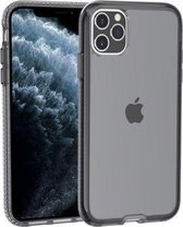 Voor iPhone 11 Pro schokbestendig transparant TPU beschermhoes (grijs)