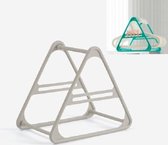 Triangle Hanger Kledingclip Opbergrek Home Multifunctioneel afwerkingsrek (grijs)