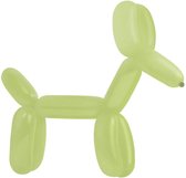 50 Modelleer Ballonnen - 130cm - Lemon Green - Lange ballonnen / Figuur ballonnen