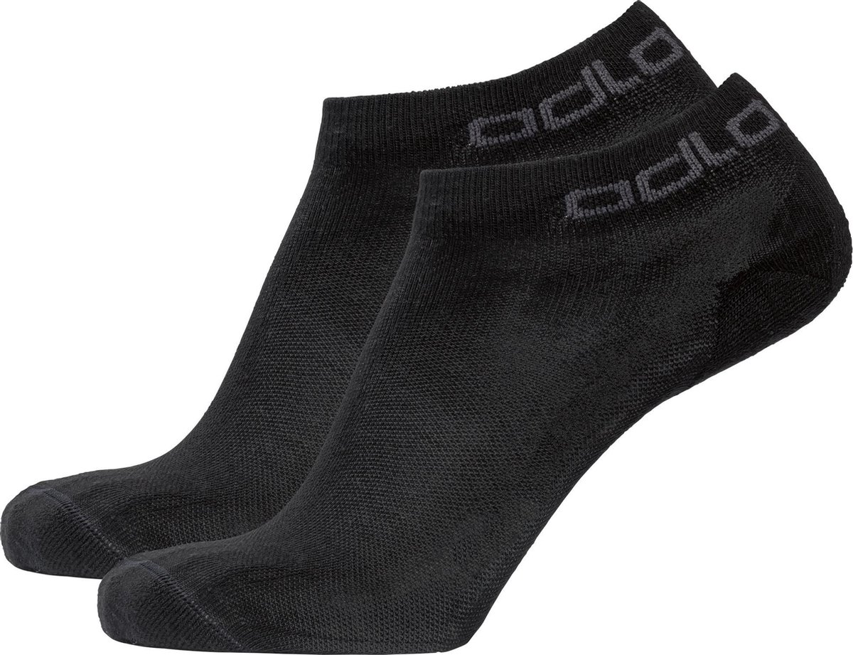Odlo Socks Low Active Low 2 Pack Unisex Sportsokken - Black - Maat 42-44