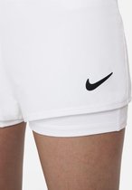 Nike Court Victory Sportbroek - Maat 164  - Meisjes - wit - zwart
