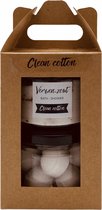 Soap & Gifts Mini Verwenset Clean Cotton Dames Wit 2-delig