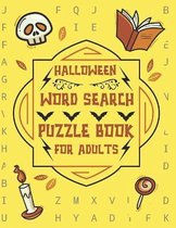 Halloween Word Search Puzzle Book For Adults