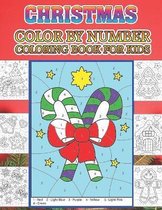 Christmas Color By Number Coloring Book For Kids