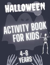 Halloween Activity Book For Kids 4-8